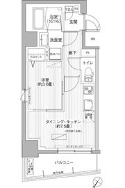 LE VERRE日本橋小伝馬町（ルヴェール日本橋小伝馬町）の間取り画像