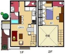 貸戸建住宅 定期借家の間取り画像