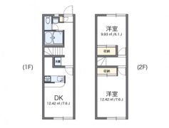 レオパレスレインボーの間取り画像