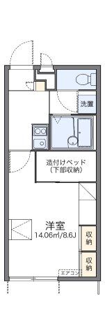 レオパレス近江八幡Ⅱの間取り画像