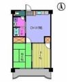 サニーフラット久米の間取り画像