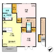 ショウ キャッスルの間取り画像
