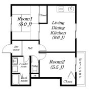メゾンソレーユの間取り画像