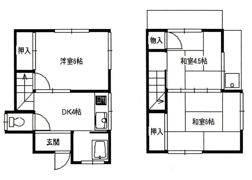 ふじみ野市戸建の間取り画像