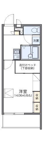レオパレス秀の間取り画像