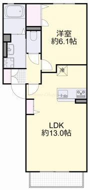 ハイム綾Cの間取り画像