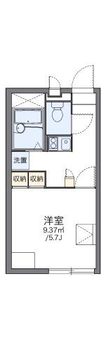 レオパレス三浦海岸Bの間取り画像