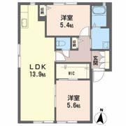 まさもとハイツ A棟の間取り画像
