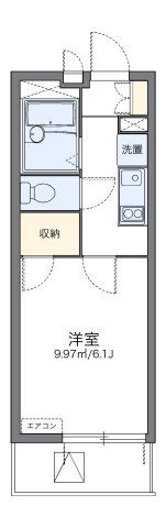 レオパレストライズ2の間取り画像