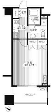 グランハイツ代々木の間取り画像
