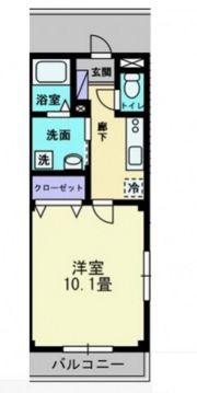 フォブール銀河Ⅱの間取り画像