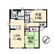 ハピネスK B棟の間取り画像