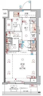 クレヴィスタ浮間舟渡の間取り画像