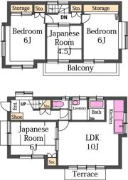 野田1319-119貸家の間取り画像