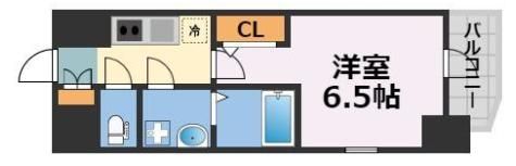 エスリード阿波座プライムコートの間取り画像