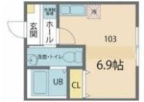 カインドネス港南1号棟の間取り画像
