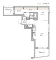 GranDuo代沢5の間取り画像
