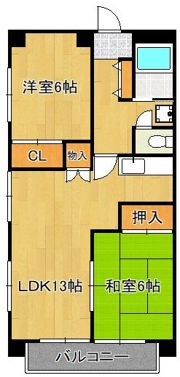 ふぁみーる志徳の間取り画像