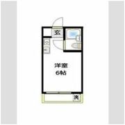 コーポ由利の間取り画像