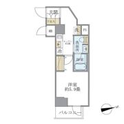 プラッツ旗の台の間取り画像