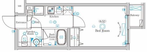 ラフィスタ鷺沼（南棟）の間取り画像