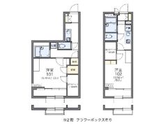 レオパレスボニータドイスの間取り画像