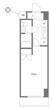 ジュメル京成船橋の間取り画像