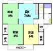 サンライズ矢賀 B棟の間取り画像