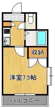 リファレンス小倉北の間取り画像