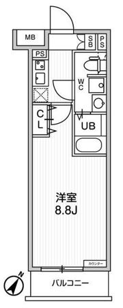 ジェノヴィア板橋本町Ⅲスカイガーデンの間取り画像