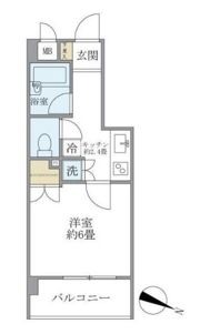 コスモリード西馬込レジデンスの間取り画像