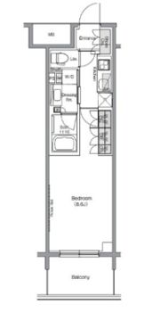 ザ・パークハビオ堂島の間取り画像