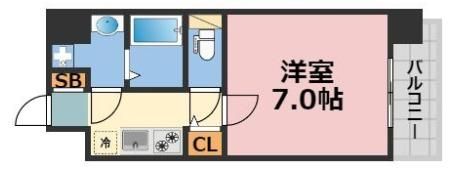 アドバンス大阪ルーチェの間取り画像