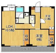 ビレッジハウス沼小柳2号棟の間取り画像