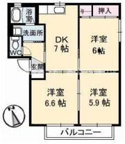 バリュージュヤシマ C棟の間取り画像