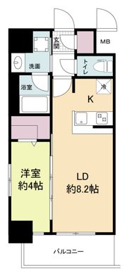 Metrosa京町堀の間取り画像
