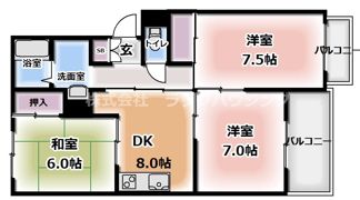 ファミールKの間取り画像