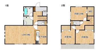 島崎2丁目一戸建の間取り画像