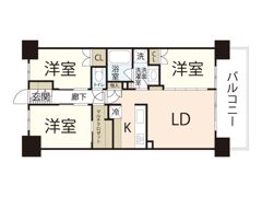 ブランシエラ広島（804）の間取り画像