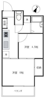 フロール氷川台の間取り画像