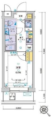 ジェノヴィア渋谷本町グリーンヴェールの間取り画像