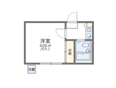 レオパレス上大岡第12の間取り画像