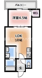 クリエオーレ桜園Ⅰの間取り画像