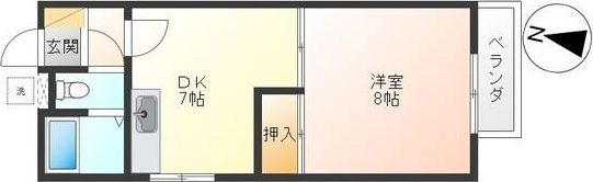 アサヒビルⅡの間取り画像