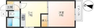 アサヒビルⅡの間取り画像