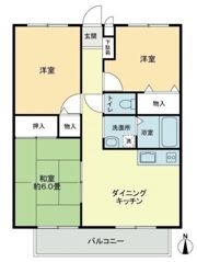 フォブール多田の間取り画像