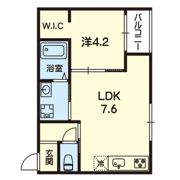 ステラ龍田の間取り画像