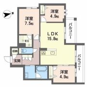 Belle Maison昭和町の間取り画像