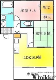 フォブール幸の間取り画像