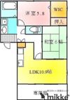フォブール幸の間取り画像